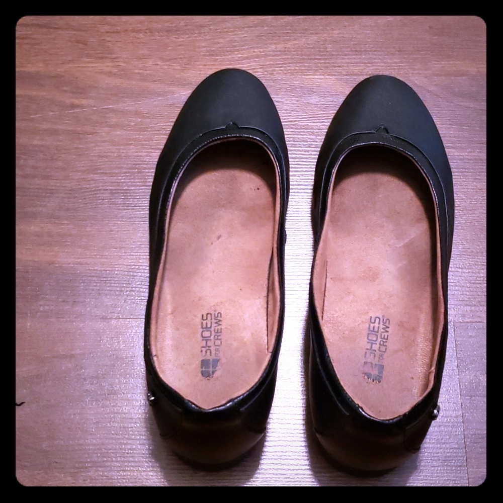 Black work dress shoes